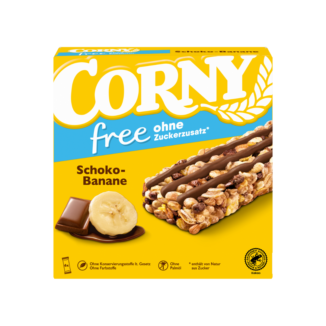Corny Base Zero Chocolate Banana Multipack