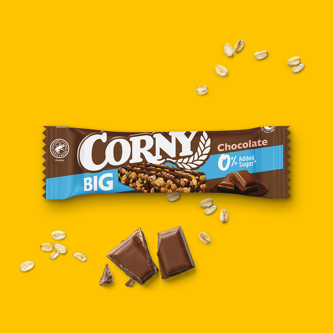 Corny Big 0% added sugar Chocolate