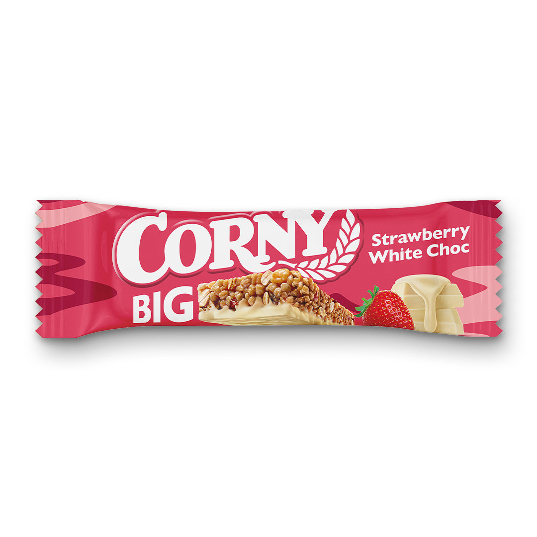 CORNY BIG Strawberry White Chocolate